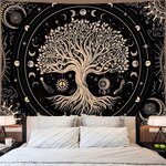 Bohemian Wall Tapestry | Cosmic Tree of Life