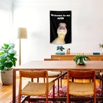 Funny Wall Tapestry | Classic Welcome To My Crib
