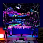 Psychedelic Wall Tapestry | Alaska Night Super UV