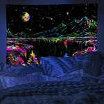 Psychedelic Wall Tapestry | Niagara Night Super UV