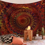 Mandala Wall Tapestry | Red Redra Storm