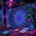 Psychedelic Wall Tapestry | Tropical Mandala