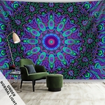 Psychedelic Wall Tapestry | Tropical Mandala