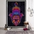 Wall Tapestry Spirituality | Purple Mandala Fatma Hand
