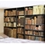 Wall Tapestry Imitation | Old Books Library