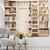 Wall Tapestry Imitation | Wooden Library