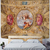 Wall Tapestry Imitation | Ceiling Hall of Mirrors Versailles