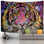 Wall Tapestry Animals | Multicolored Tiger Oil Painting