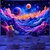 Psychedelic Wall Tapestry | Cosmic Cotton