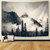 Nature Wall Tapestry | Black and White Canadian Rock