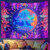 Psychedelic Wall Tapestry | Spring Celestial Tree of Life