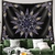 Mandala Wall Tapestry | Purple Damask Nigella