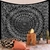 Mandala Wall Tapestry | Depth Illusion Black and White