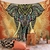 Animal Wall Tapestry | Golden Indian Elephant