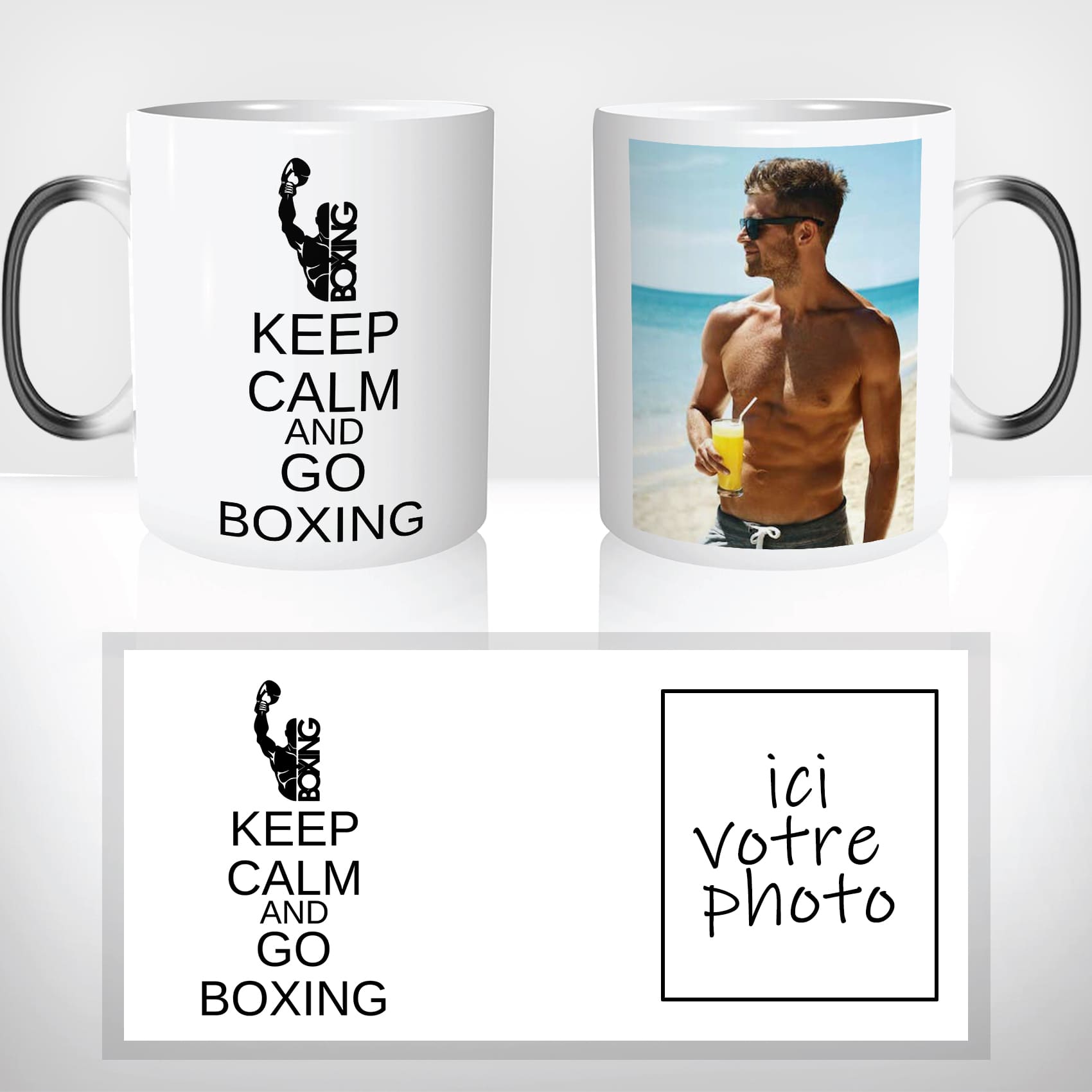 Mug Magique Keep Calm Go Boxing