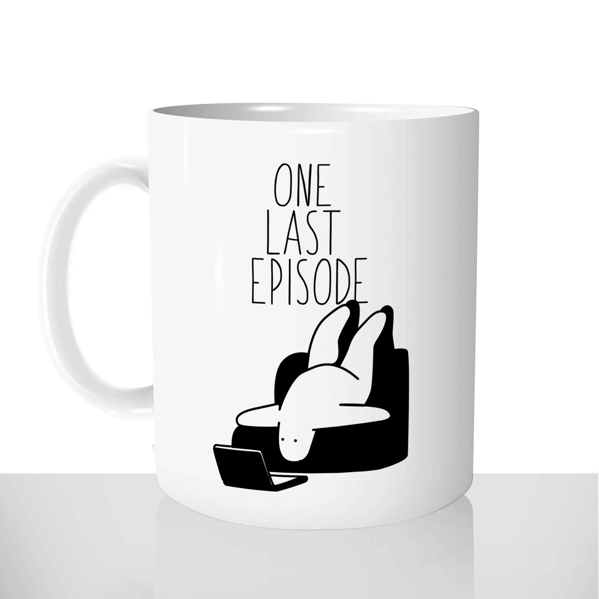 mug classique en céramique 11oz personnalisé personnalisation photo one last episode offrir cadeau chou