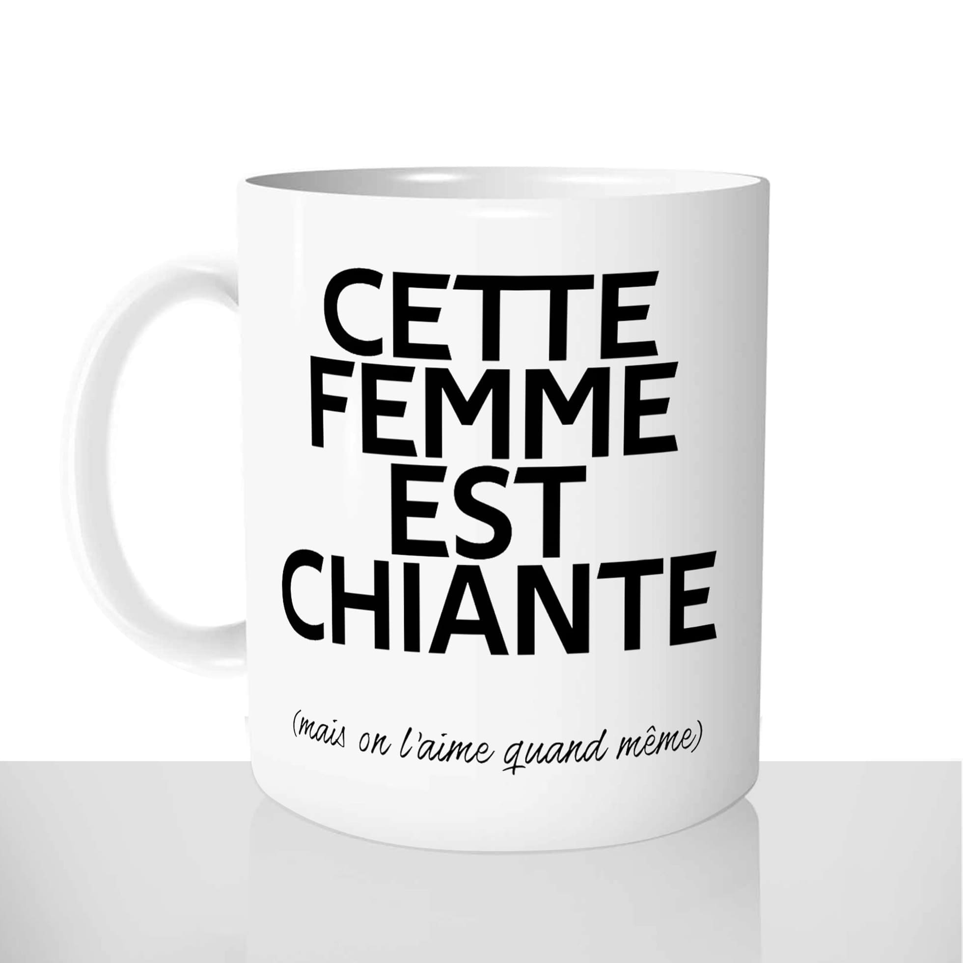 mug classique en céramique 11oz personnalisé personnalisation photo cette femme est chainte couple amour personnalisable offrir cadeau chou