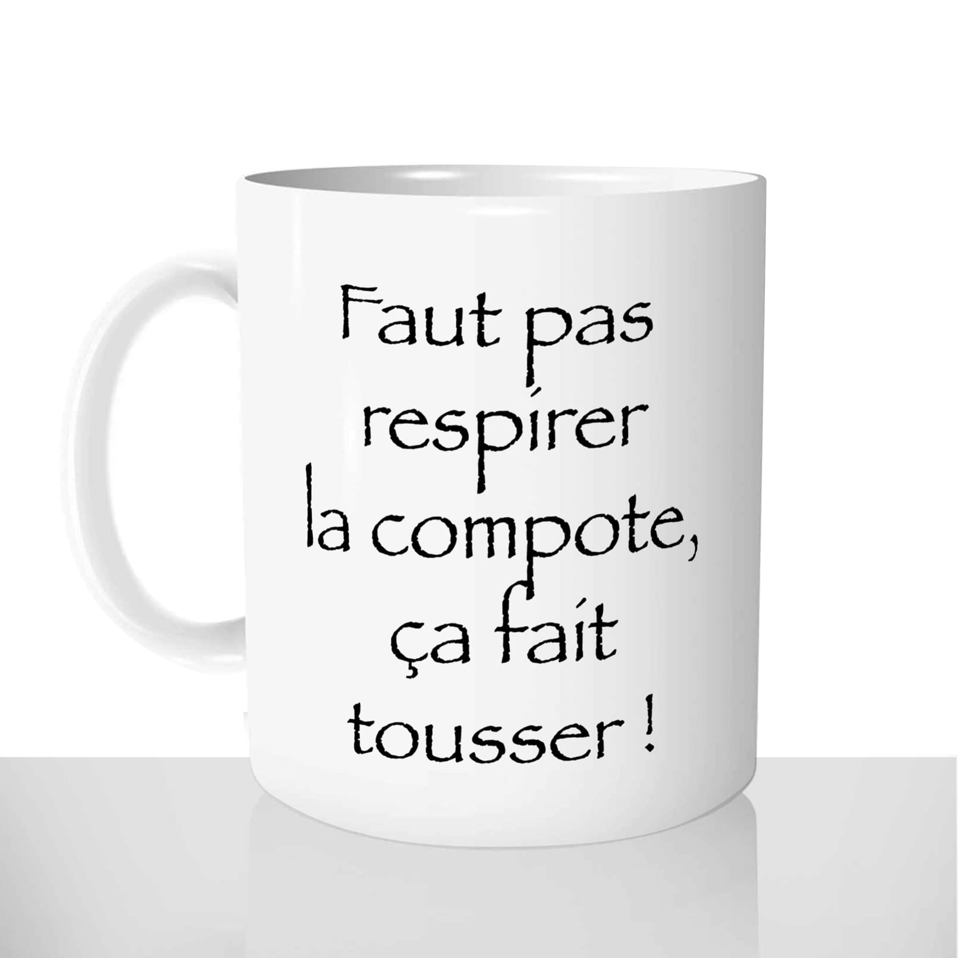 mug classique en céramique 11oz personnalisé personnalisation photo série kaamelott kamelote cadoc la compote ca fait tousser personnalisable