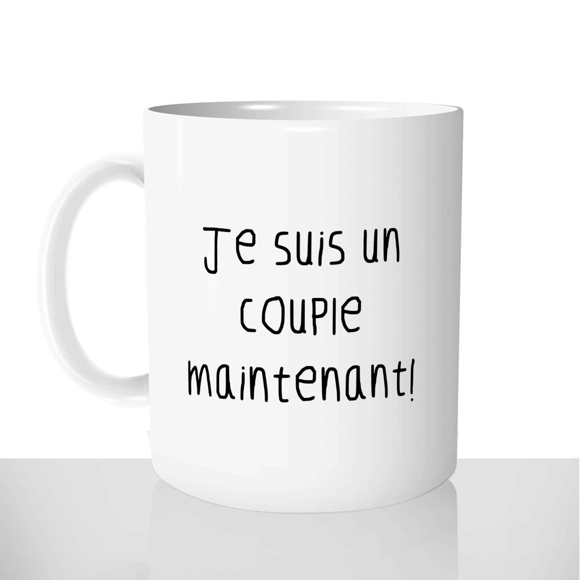 mug classique en céramique 11oz personnalisé personnalisation photo film francais culture je suis un couple guy age de pierres RRrrr personnalisable