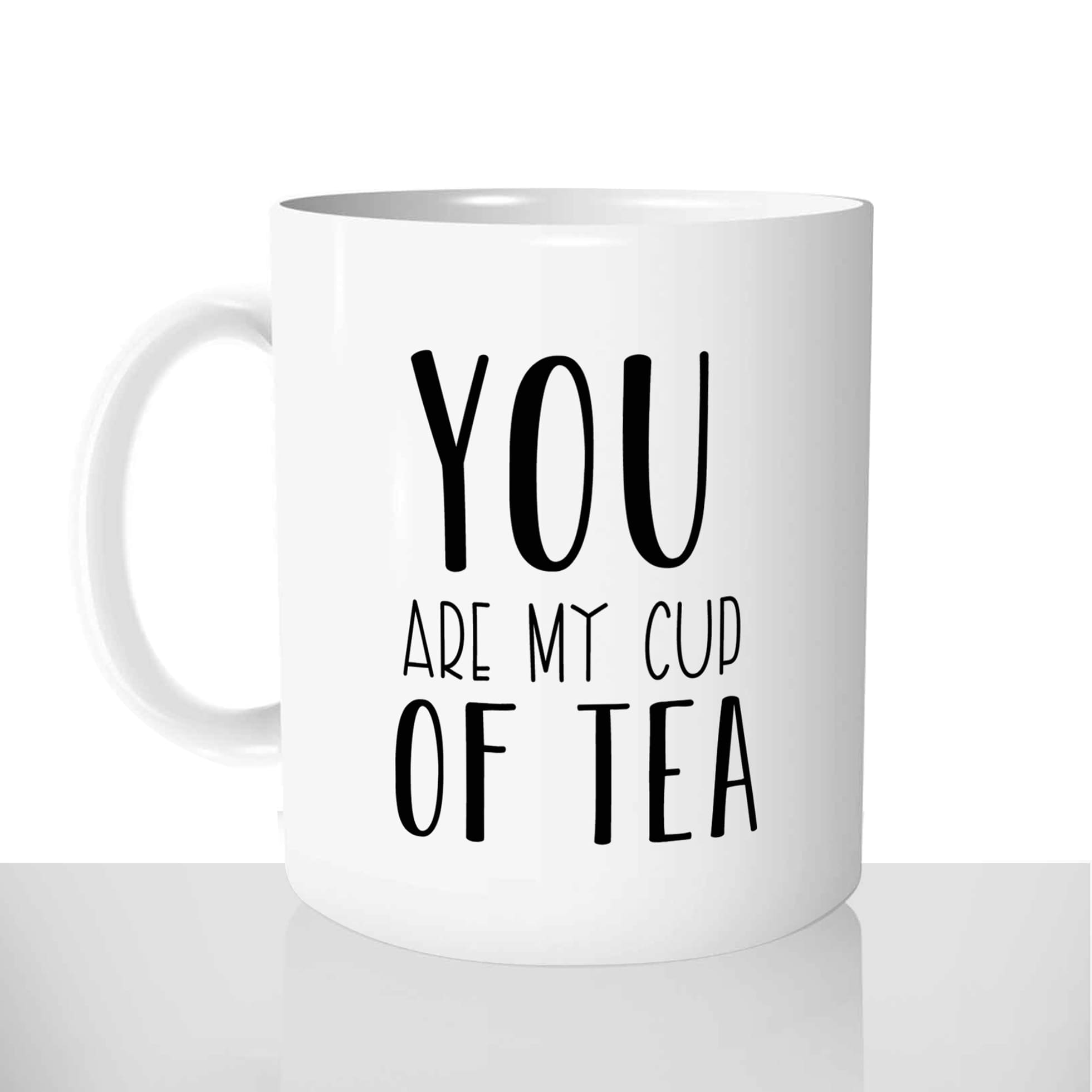 mug classique en céramique 11oz personnalisé personnalisation photo gourmand you are my cup of tea chou offrir cadeau