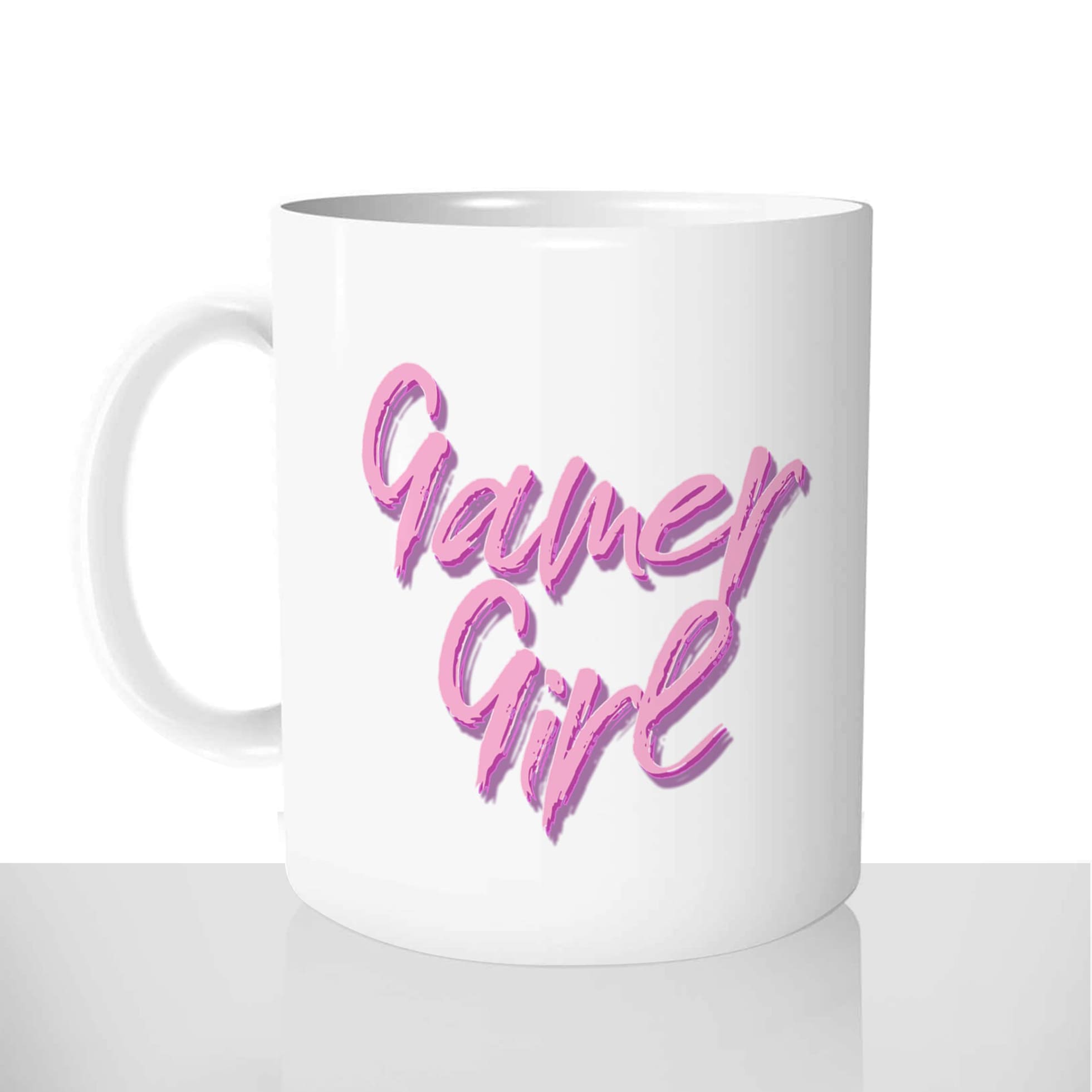 mug classique en céramique 11oz personnalisé personnalisation photo gamer girl gameuse console jeux videos streameuse personnalisable offrir