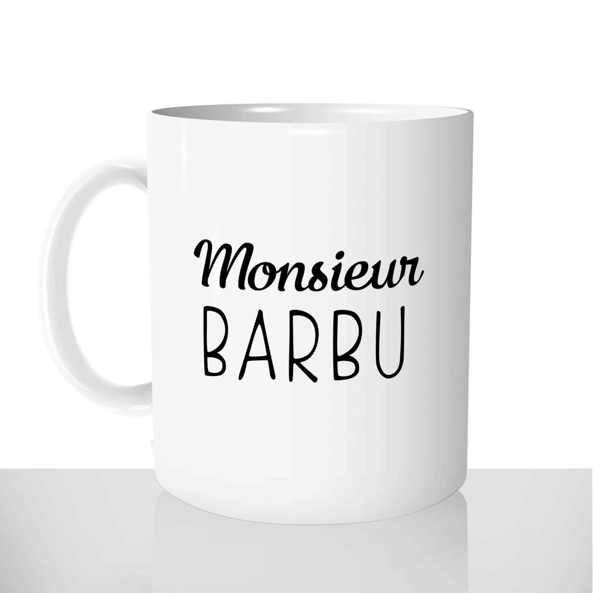 mug classique en céramique 11oz personnalisé personnalisation photo homme monsieur barbu barbe personnalisable
