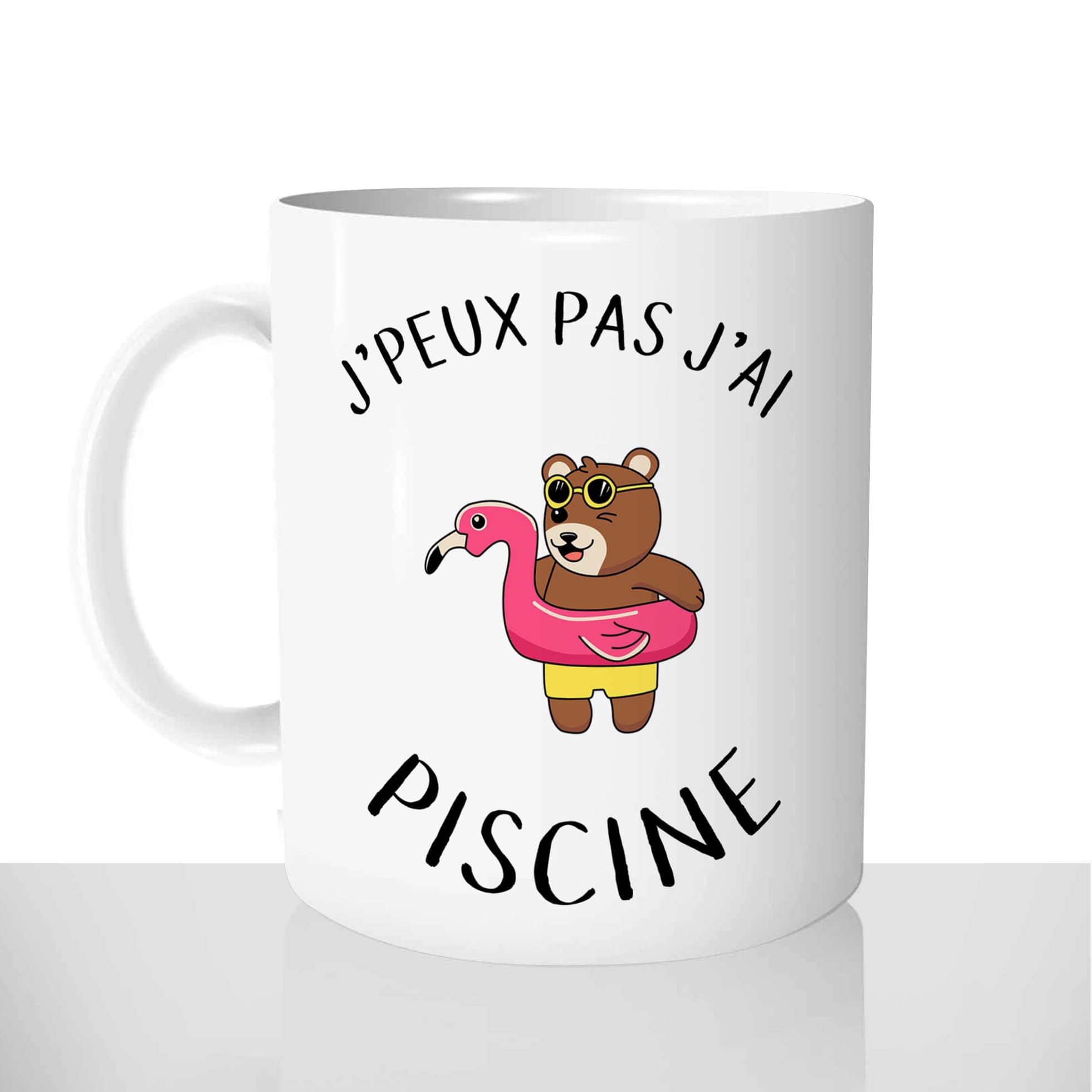mug classique en céramique 11oz personnalisé personnalisation photo jpeux pas jai piscine natation nageur nageuse chou offrir cadeau