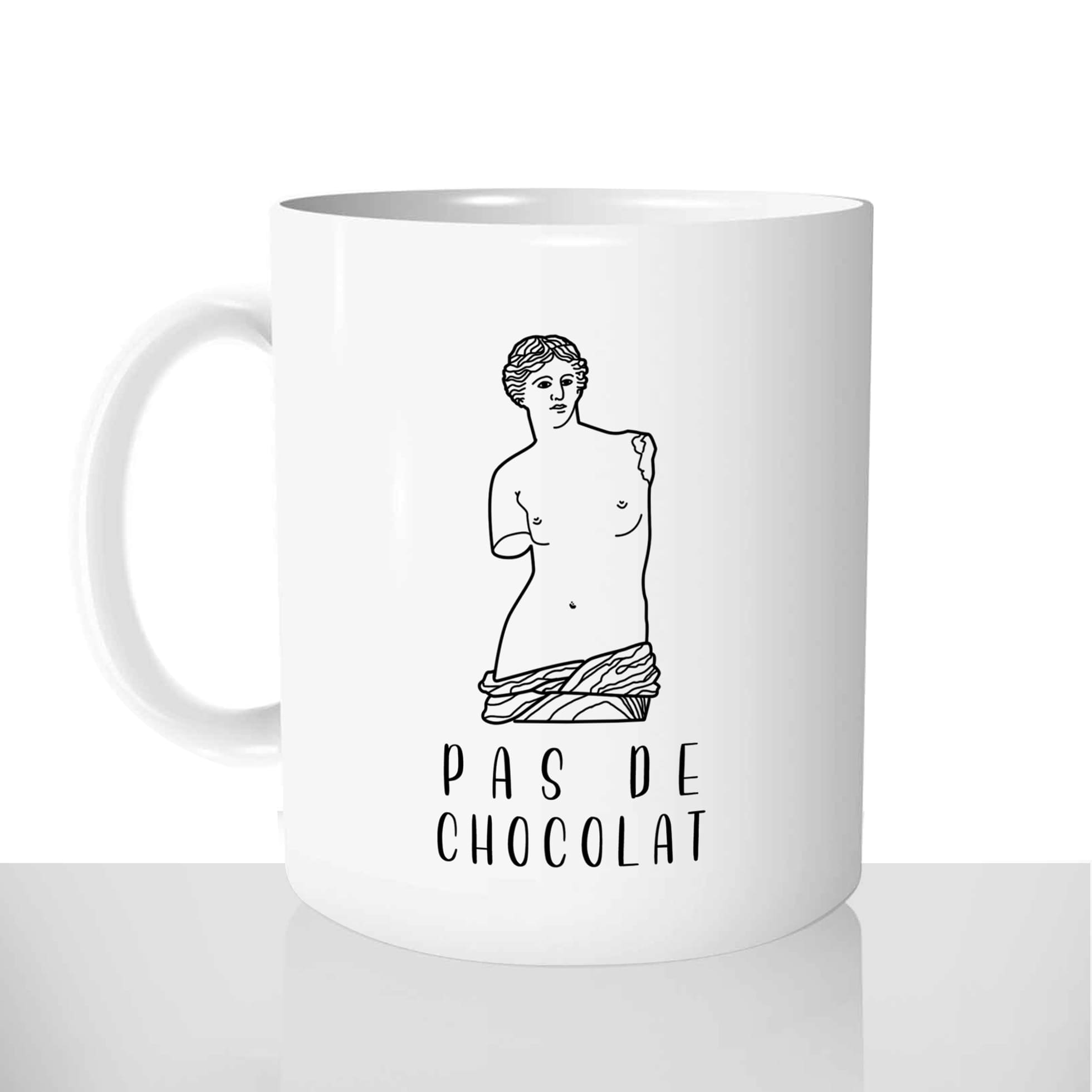 mug classique en céramique 11oz personnalisé personnalisation photo pas de bras pas de chocolat statue venus cadeau personnalisable