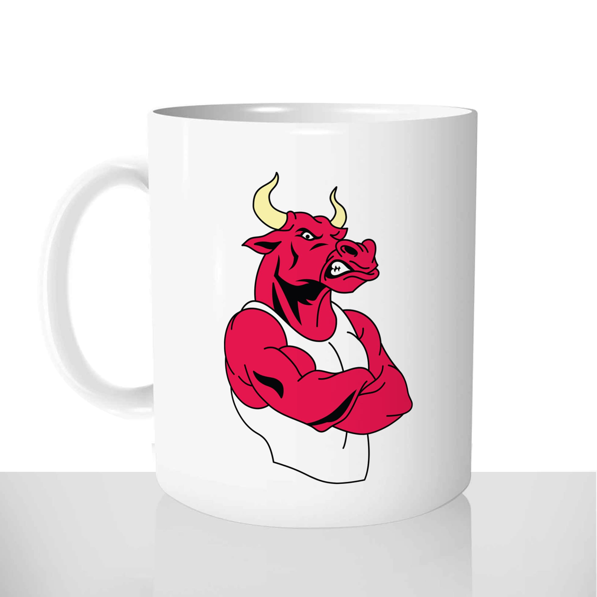 mug classique en céramique 11oz personnalisé personnalisation photo equipe de sport basketball chicago taureau cadeau personnalisable
