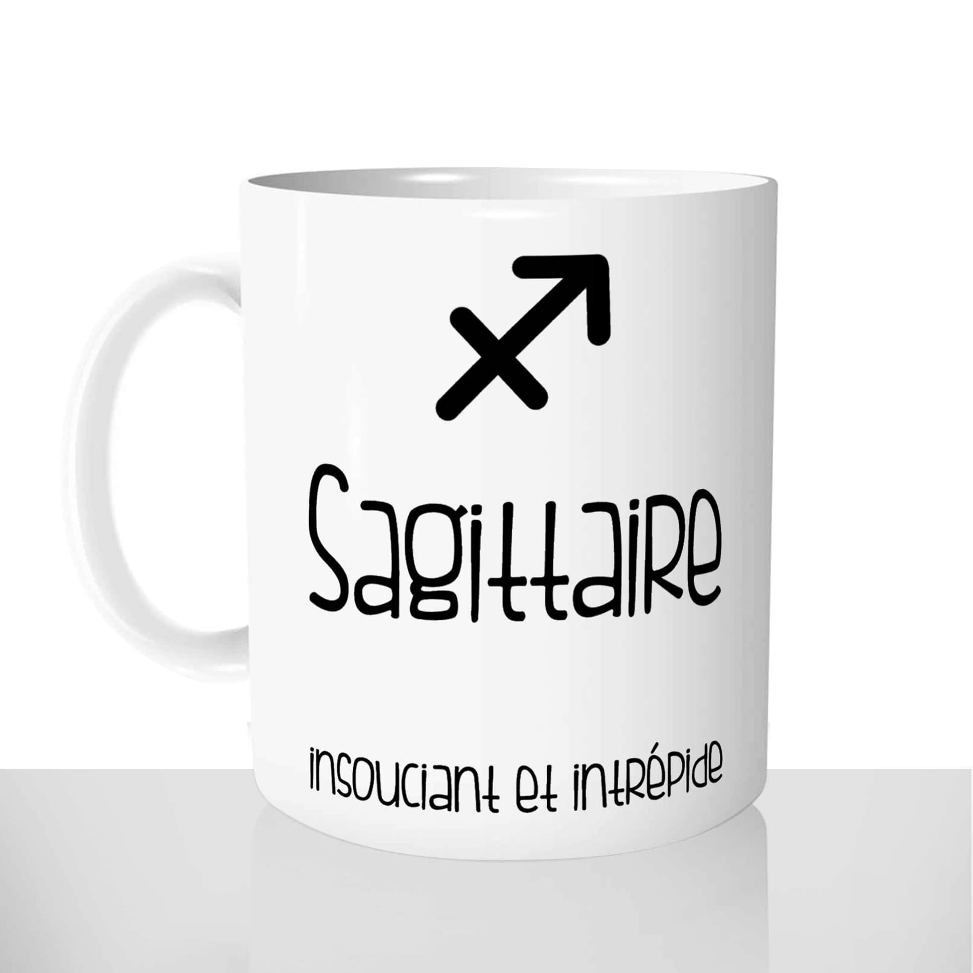 mug classique en céramique 11oz personnalisé personnalisation photo signe astro qualités sagittaire cadeau personnalisable