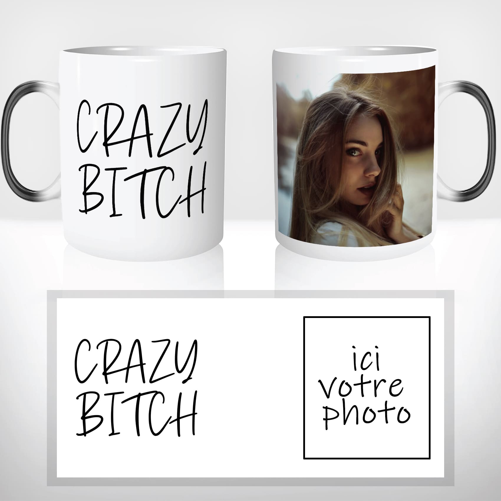 Mug Magique Crazy Bitch