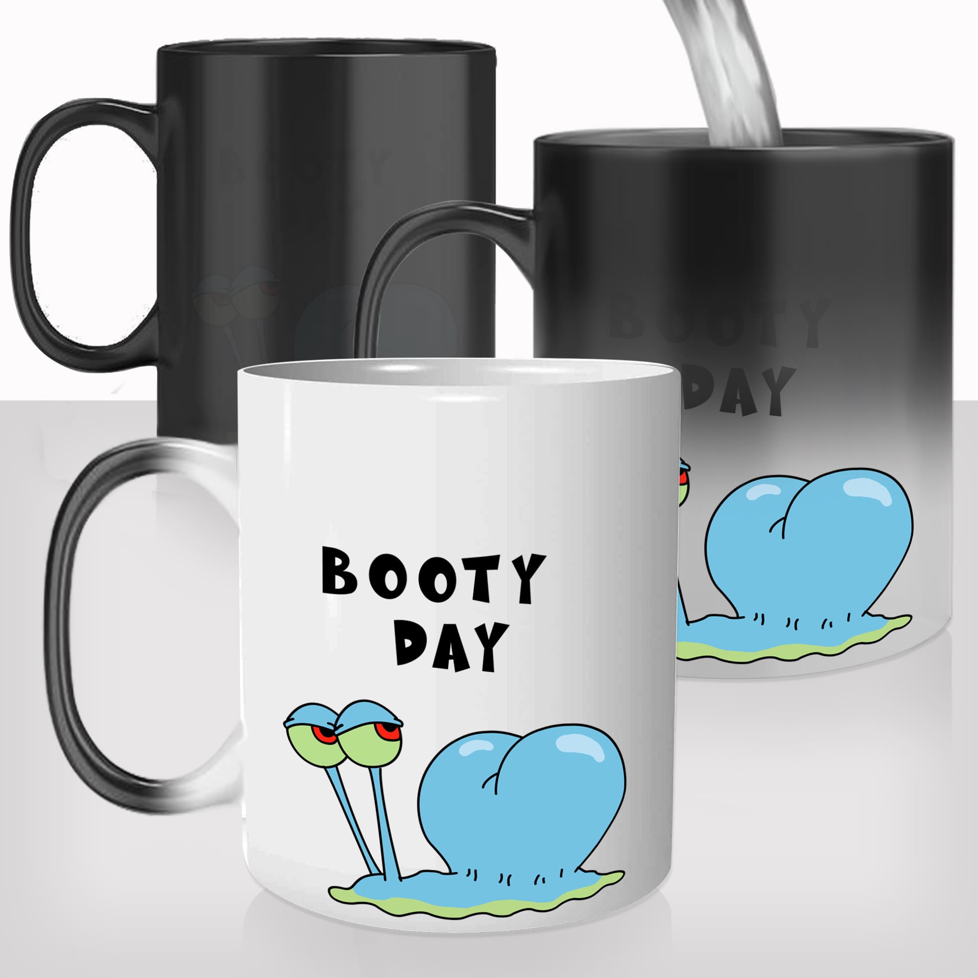mug-magique-tasse-magic-thermo-reactif-booty-day-fitness-dessin-animé-bob-gary-escargot-chat-drole-cool-eponge-offrir-cadeau-original-fun