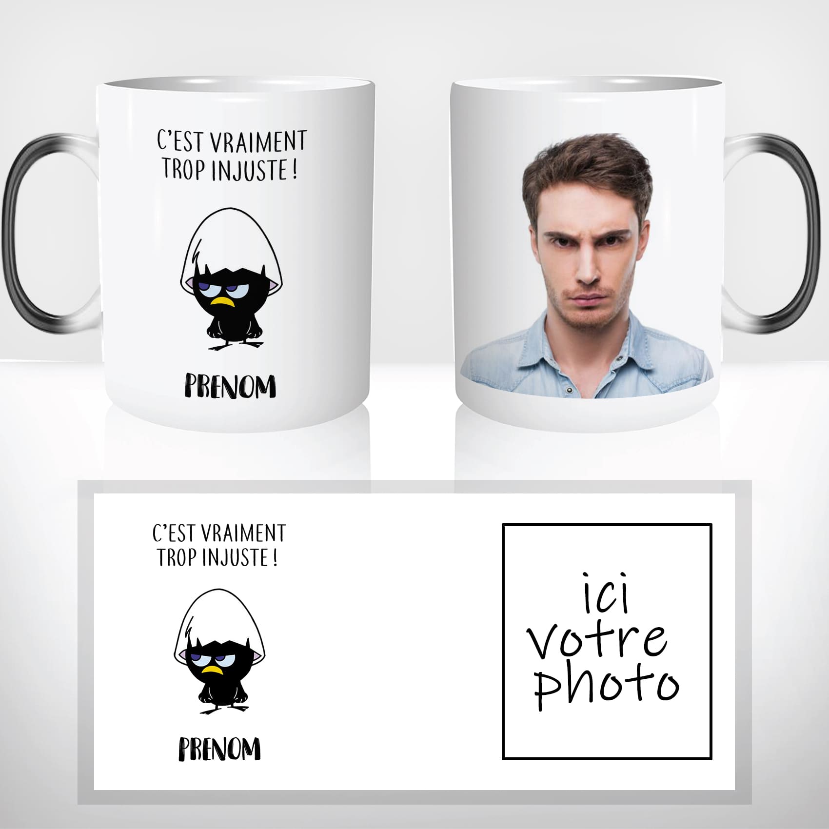 Mug café avec motif original et texte rigolo en cadeau pas c, mug cafe 