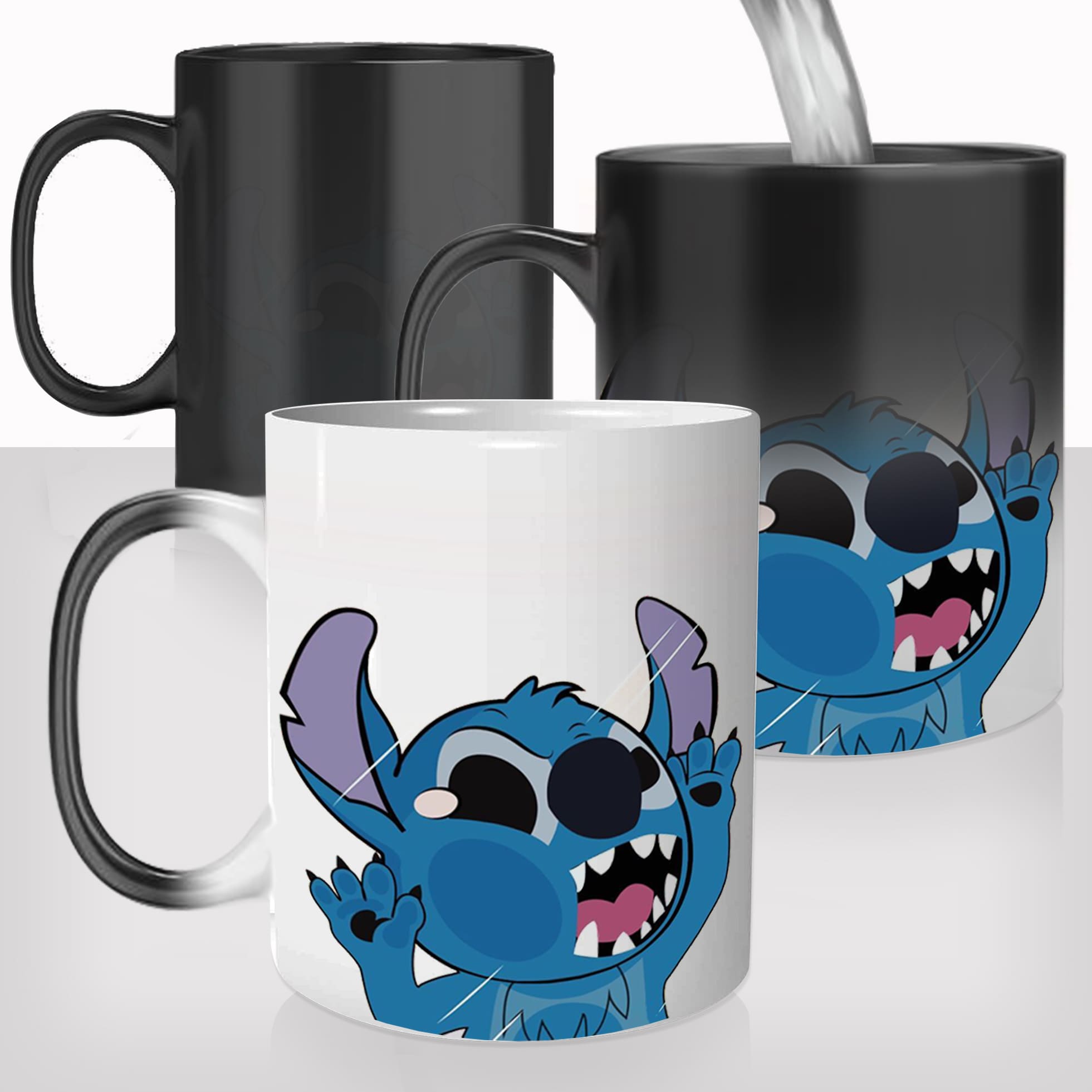 Mug Thermoréactif Stitch - Tasse de Dessin Animé 