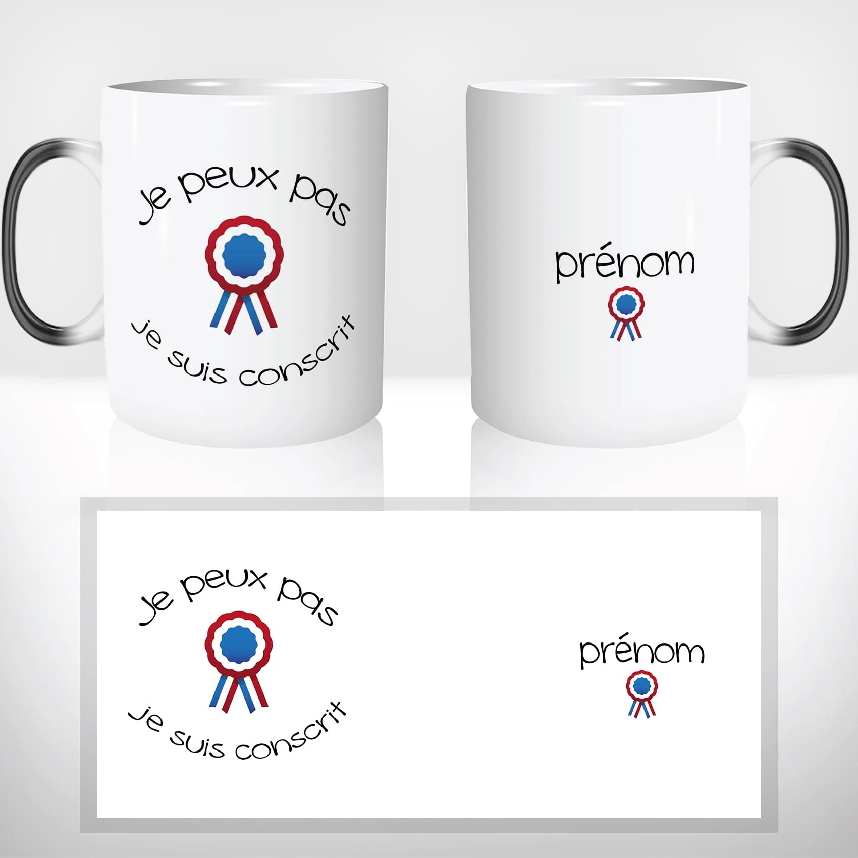 Tasse Mug Personnalisable Prénom - Plage Privée De "Prénom"- Cadeau à