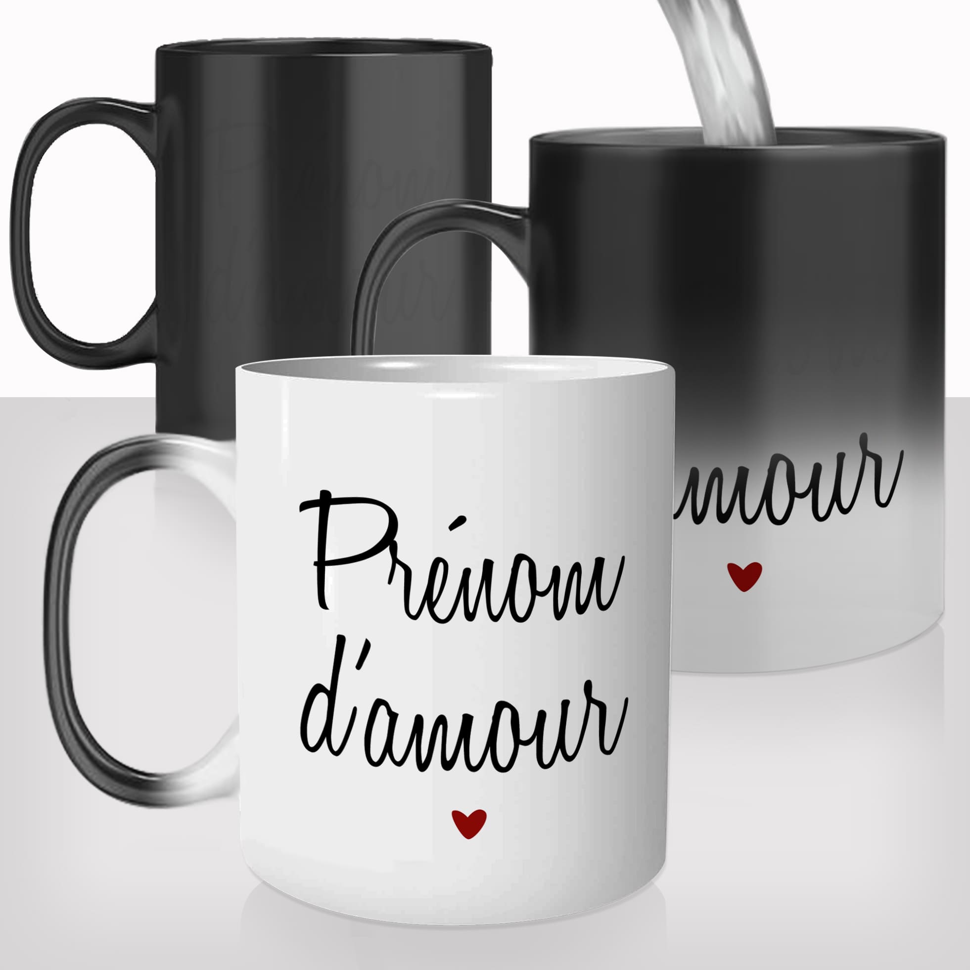 Mug couple personnalisable avec photo