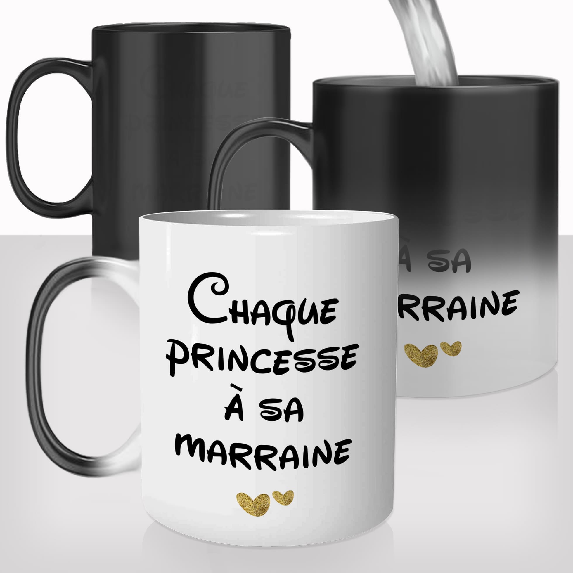 Mug Magique Chaque Princesse sa Marraine - Marraine - mug-magique