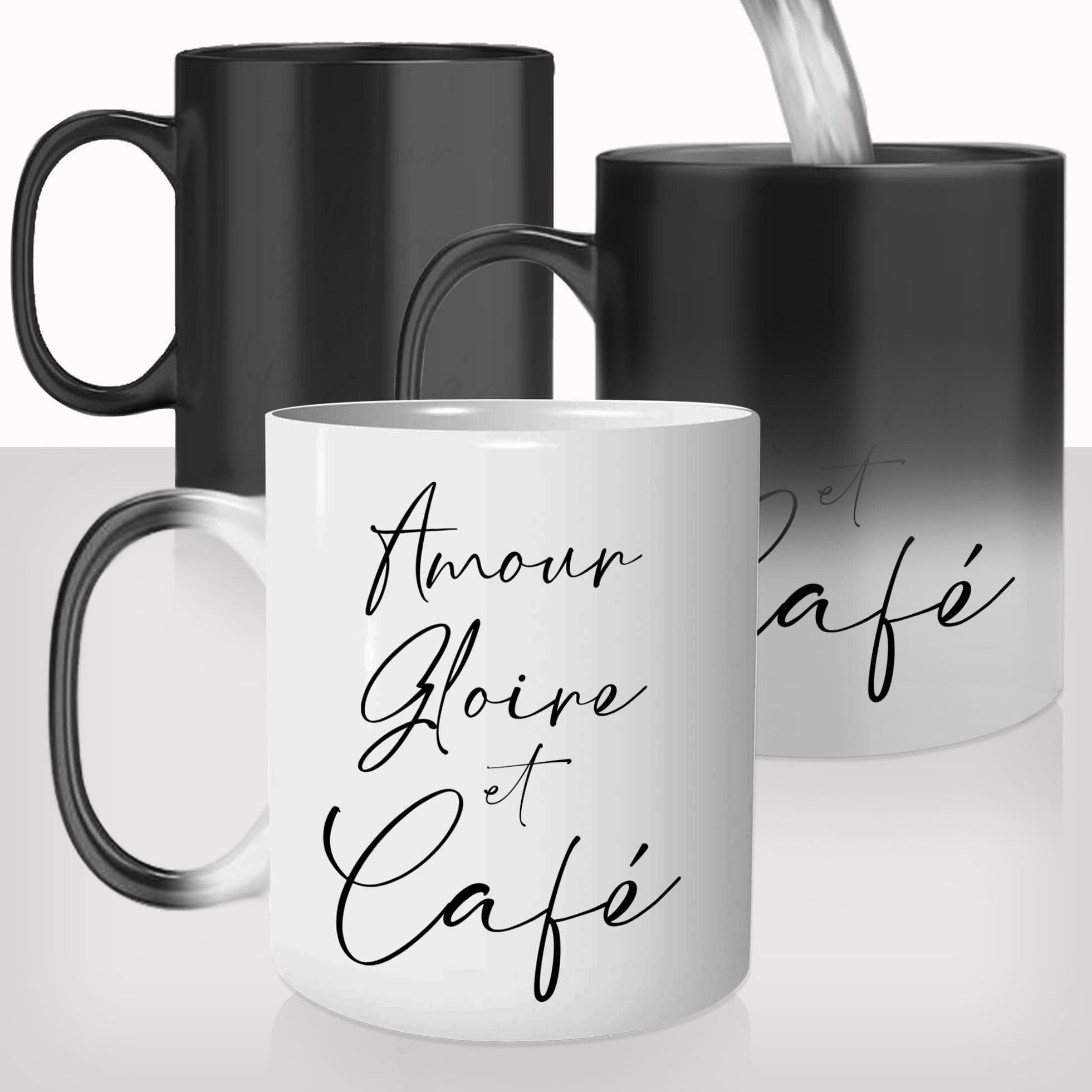Mug Magique Amour Gloire Café