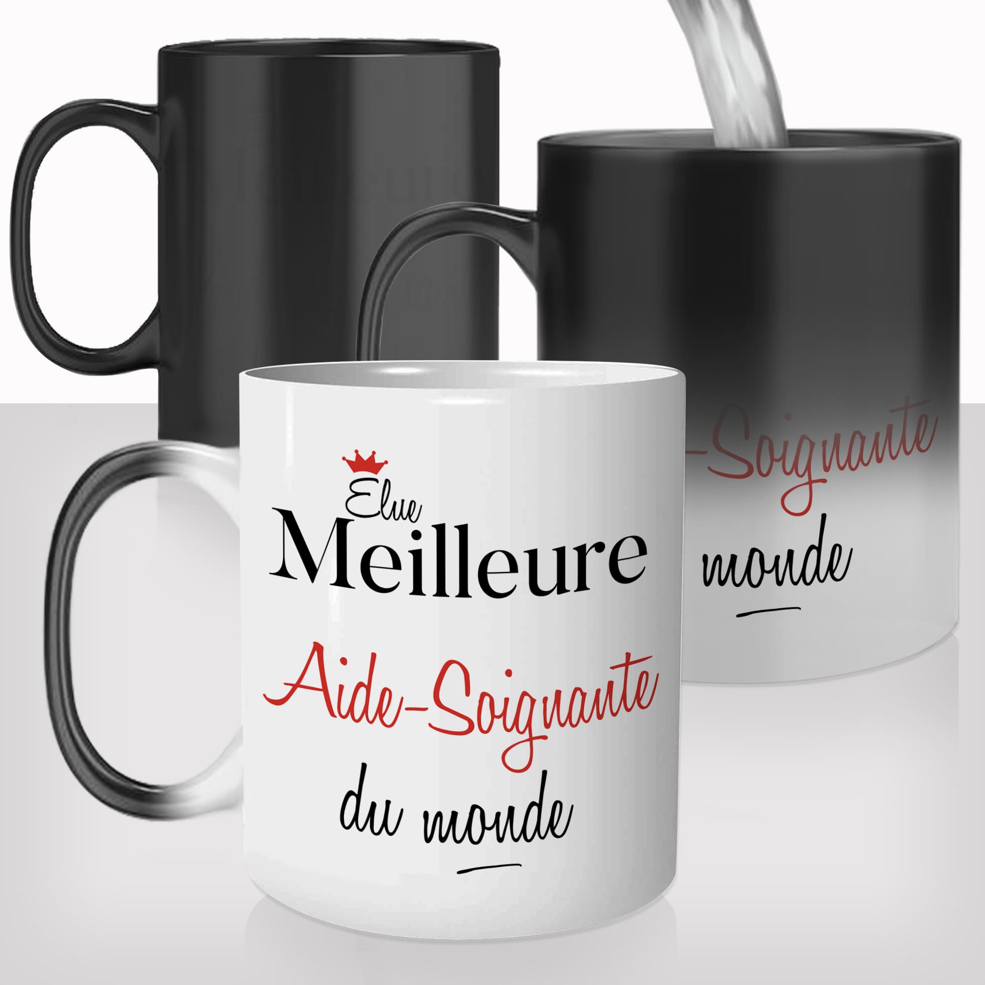 Mug Magique Aide Soignante - Métiers/Médical - Mug-Magique