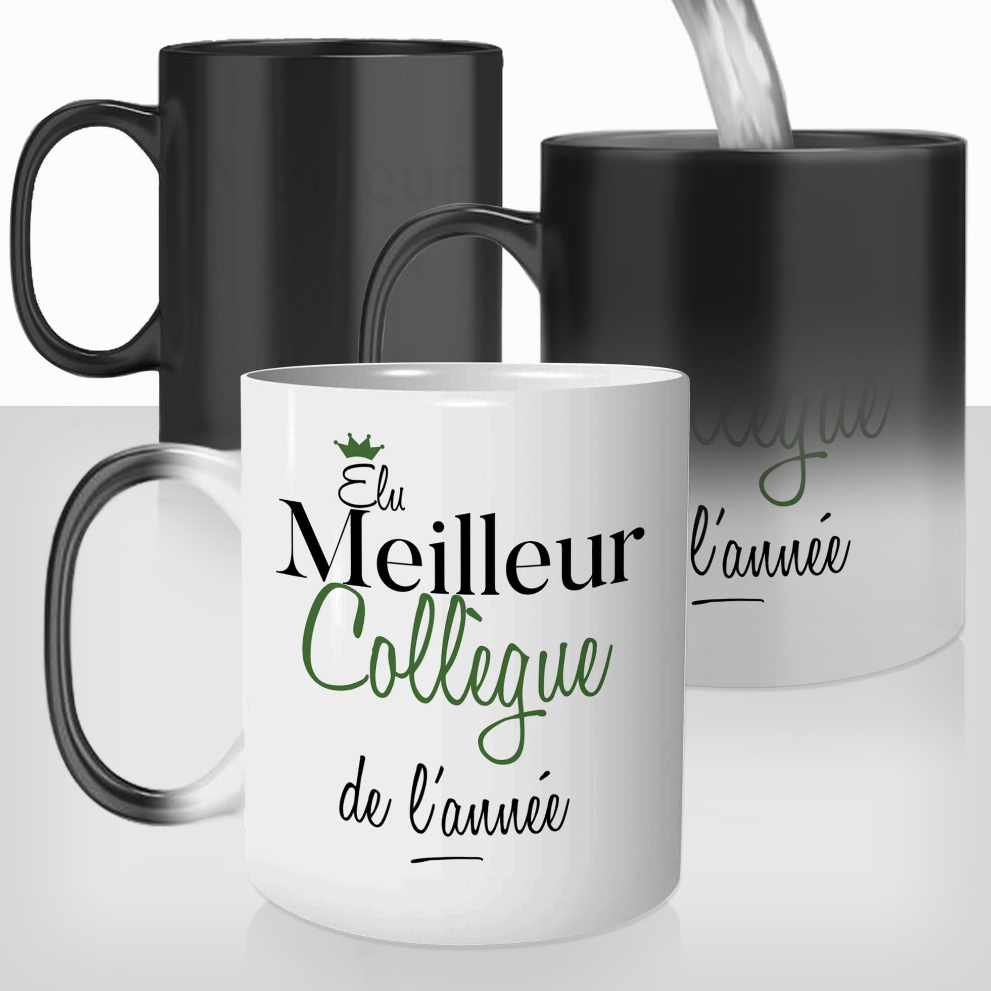 Mug Magique Elu Meilleur Collègue - Métiers/Collègue Mug-Magique