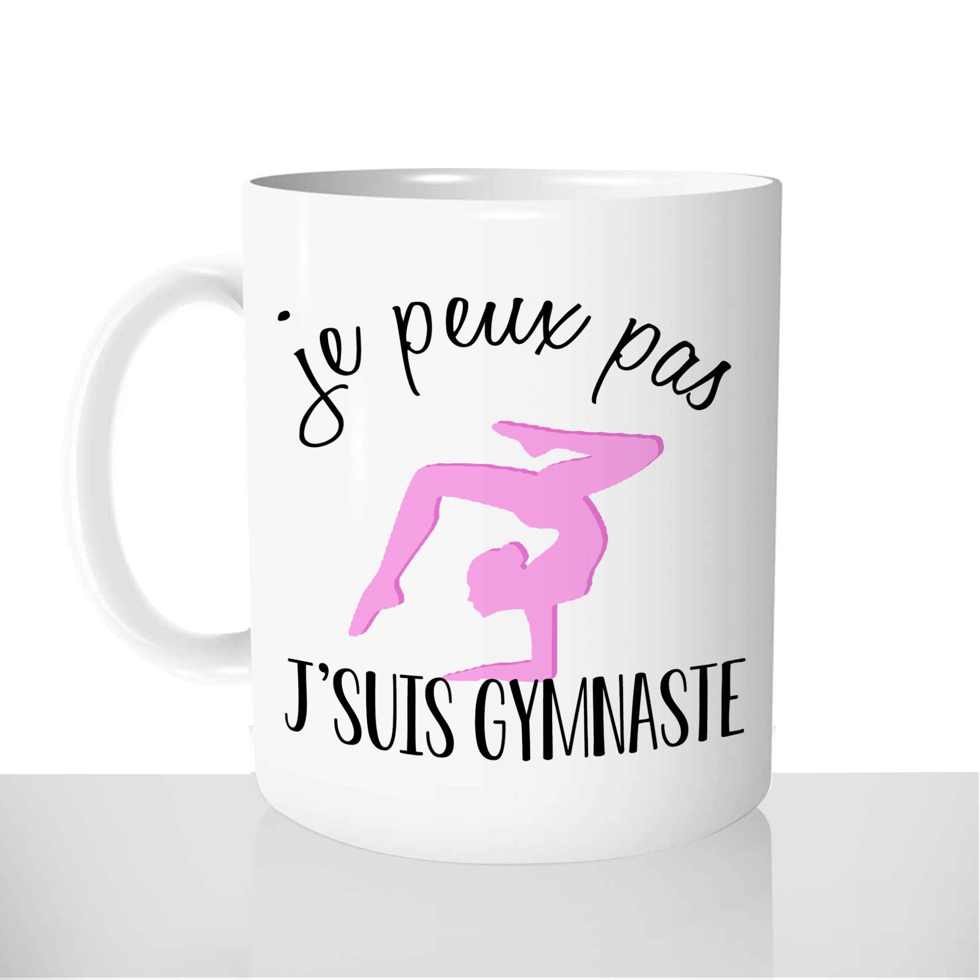 mug-blanc-brillant-personnalisé-offrir-je-peux-pas-je -suis -gymnaste-gym-femme-sport-fun-personnalisable-idée-cadeau-original