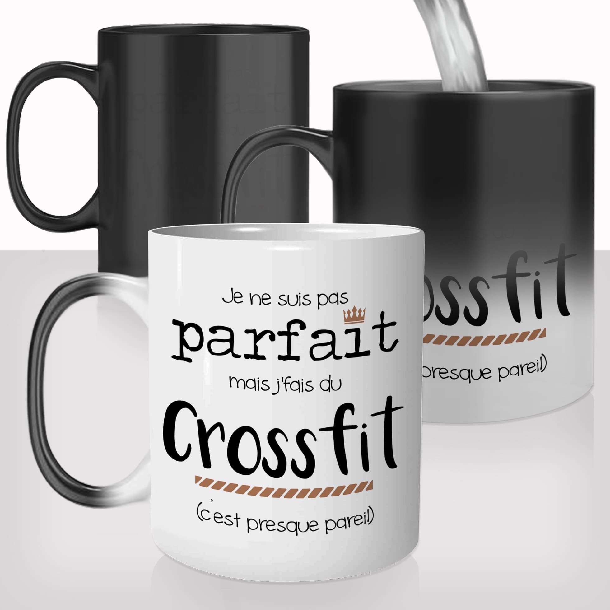 Mug Magique Pas Parfait Mais CrossFit