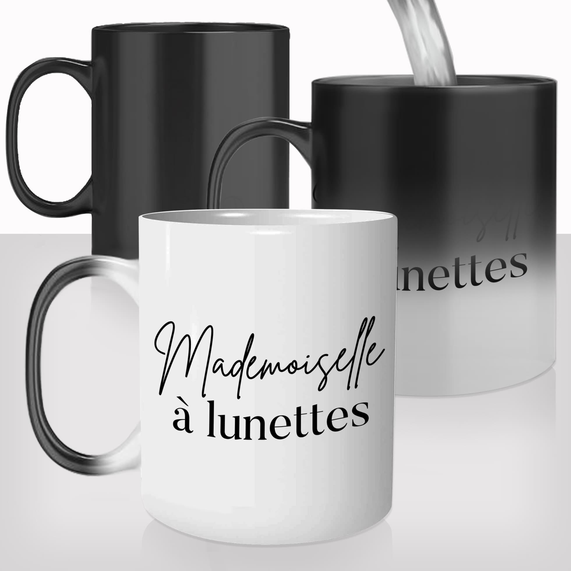 Mug Magique Mademoiselle A Lunettes