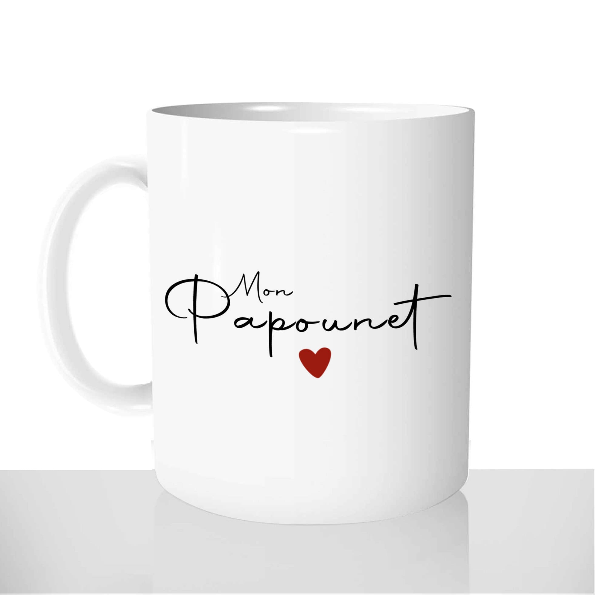 mug-blanc-céramique-11oz-france-mugs-surprise-pas-cher-mon-papounet-papa-fete-des-peres-coeur-amour-mignon