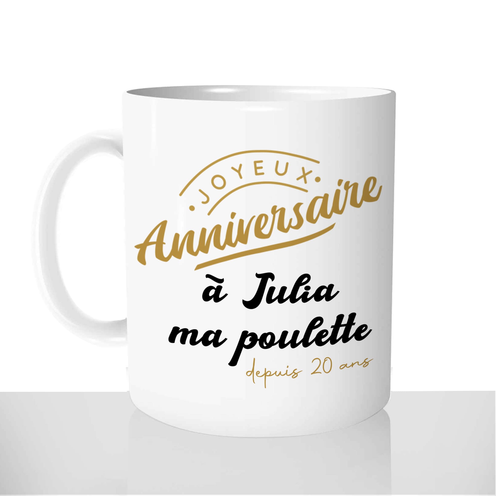 mug-blanc-céramique-11oz-france-mugs-surprise-pas-cher-joyeux-anniversaire-ma-poulette-prénom-personnalisable