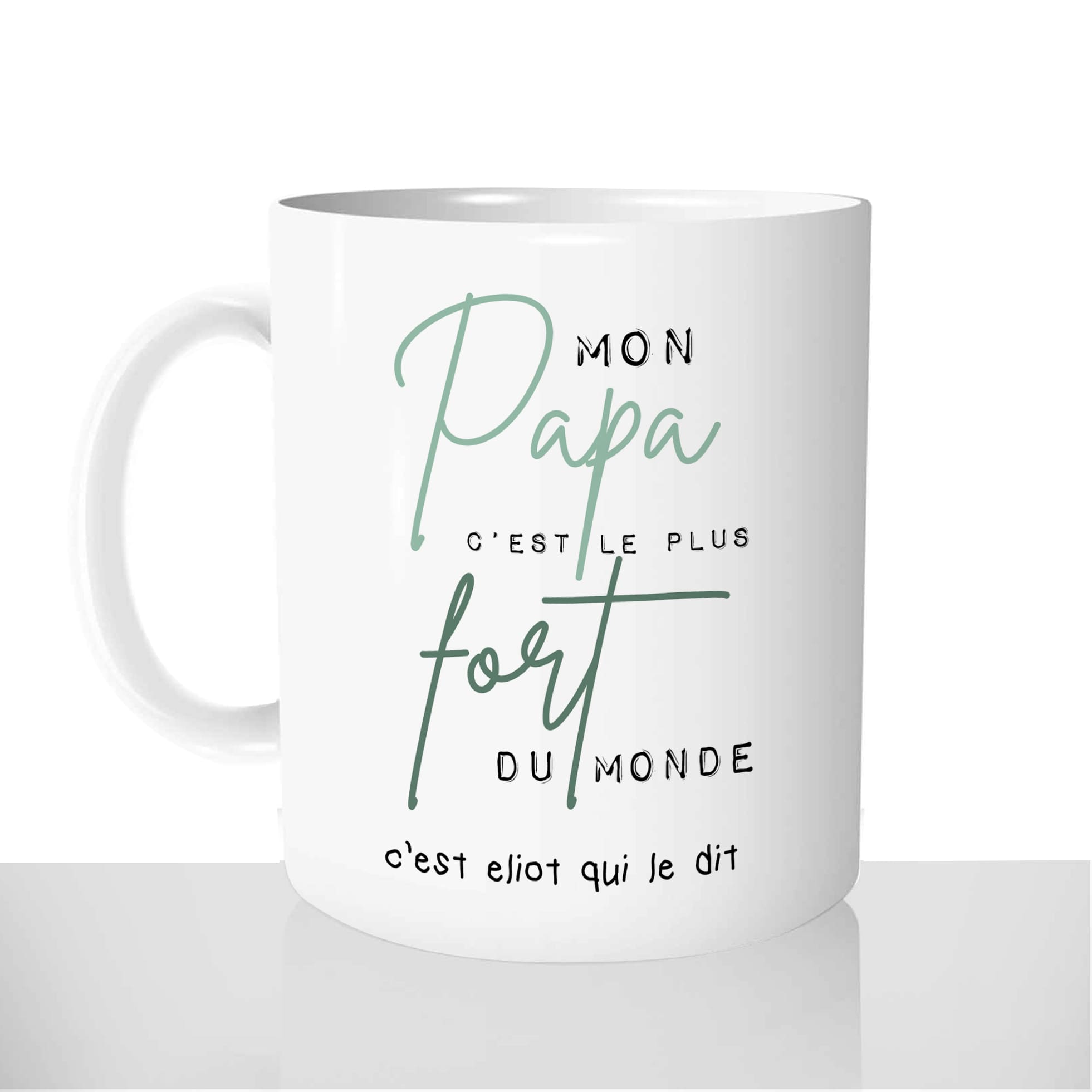 mug-blanc-céramique-11oz-france-mugs-surprise-pas-cher-mon-papa-le-plus-fort-du-monde-prenom-personnalisabe-fete-des-peres