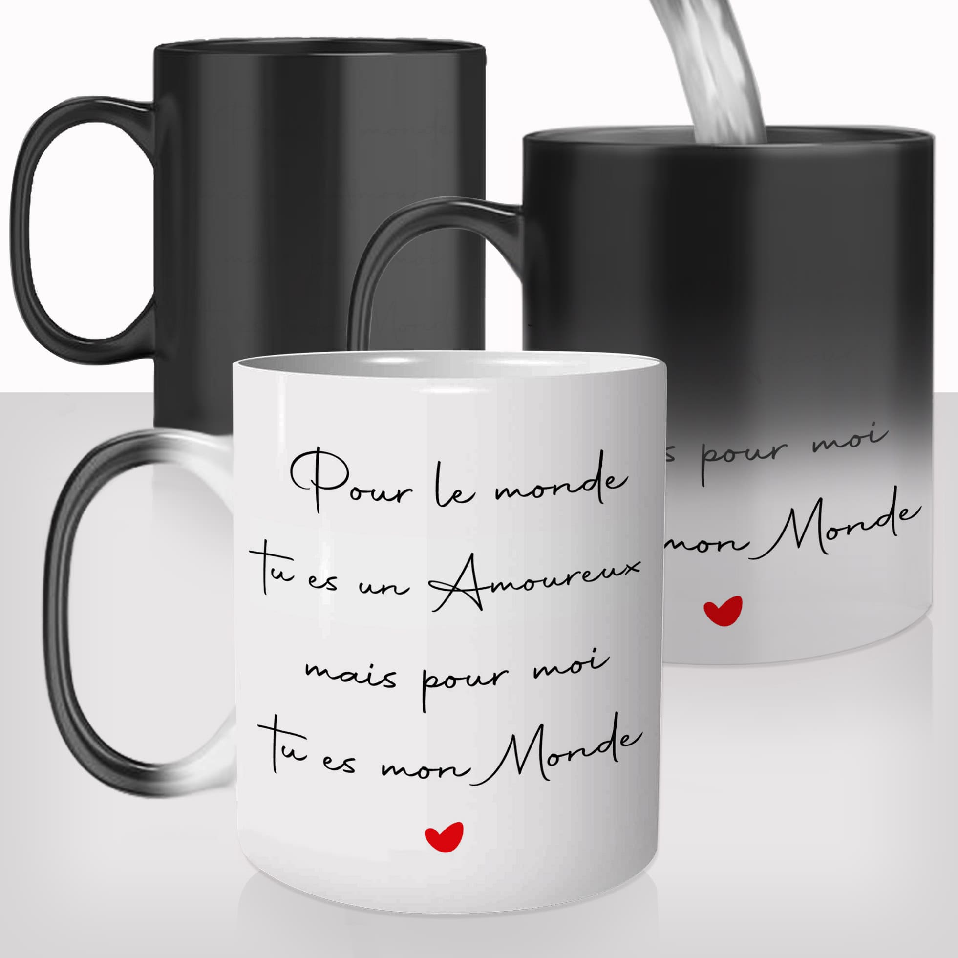 Tasse Mug Humour Plan à trois Idée Cadeau Original Couple Amoureux Mari  Femme pour Anniversaire Personnalisé St Valentin Noël L