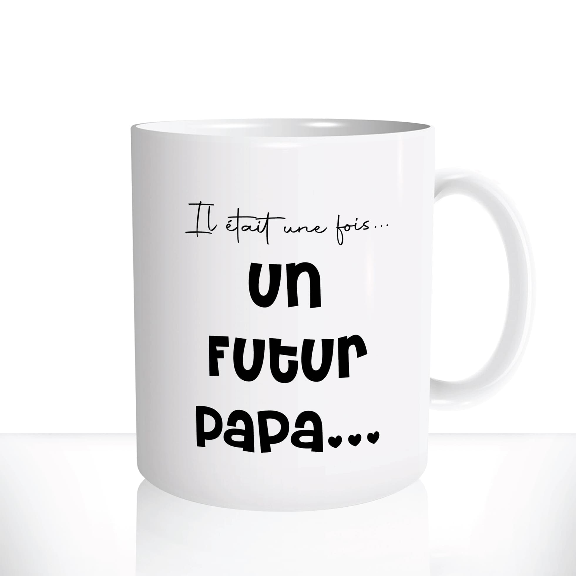 mug-blanc-11oz-325ml-céramique-tasse-cadeau-il-était-une-fois-un-futur-papa-fête-des-pères-coeur-naissance-annonce-de-grossesse-mignon2