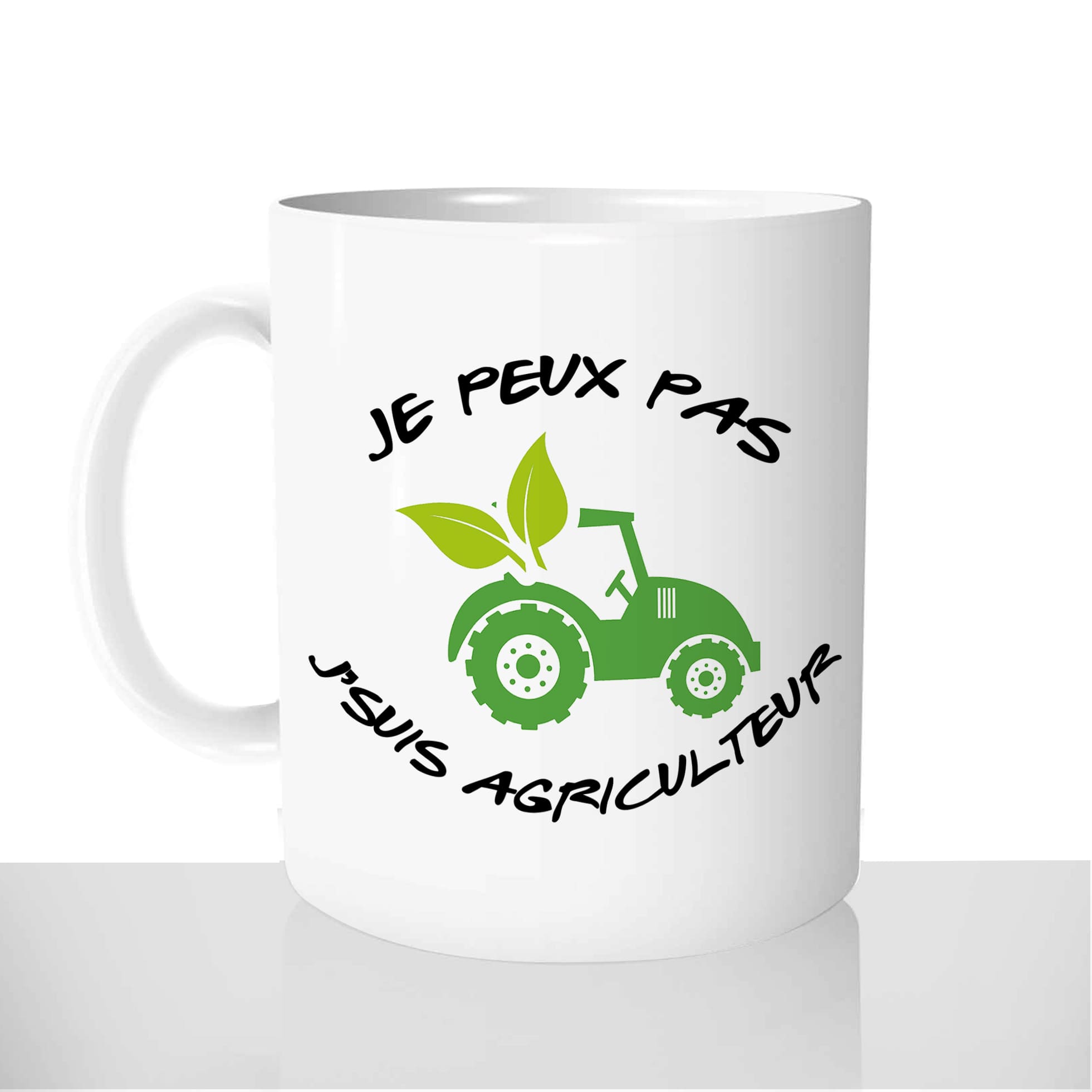 Personnalisé Tracteur Rouge 284ml Tasse Papa Pères Jour Agriculteur