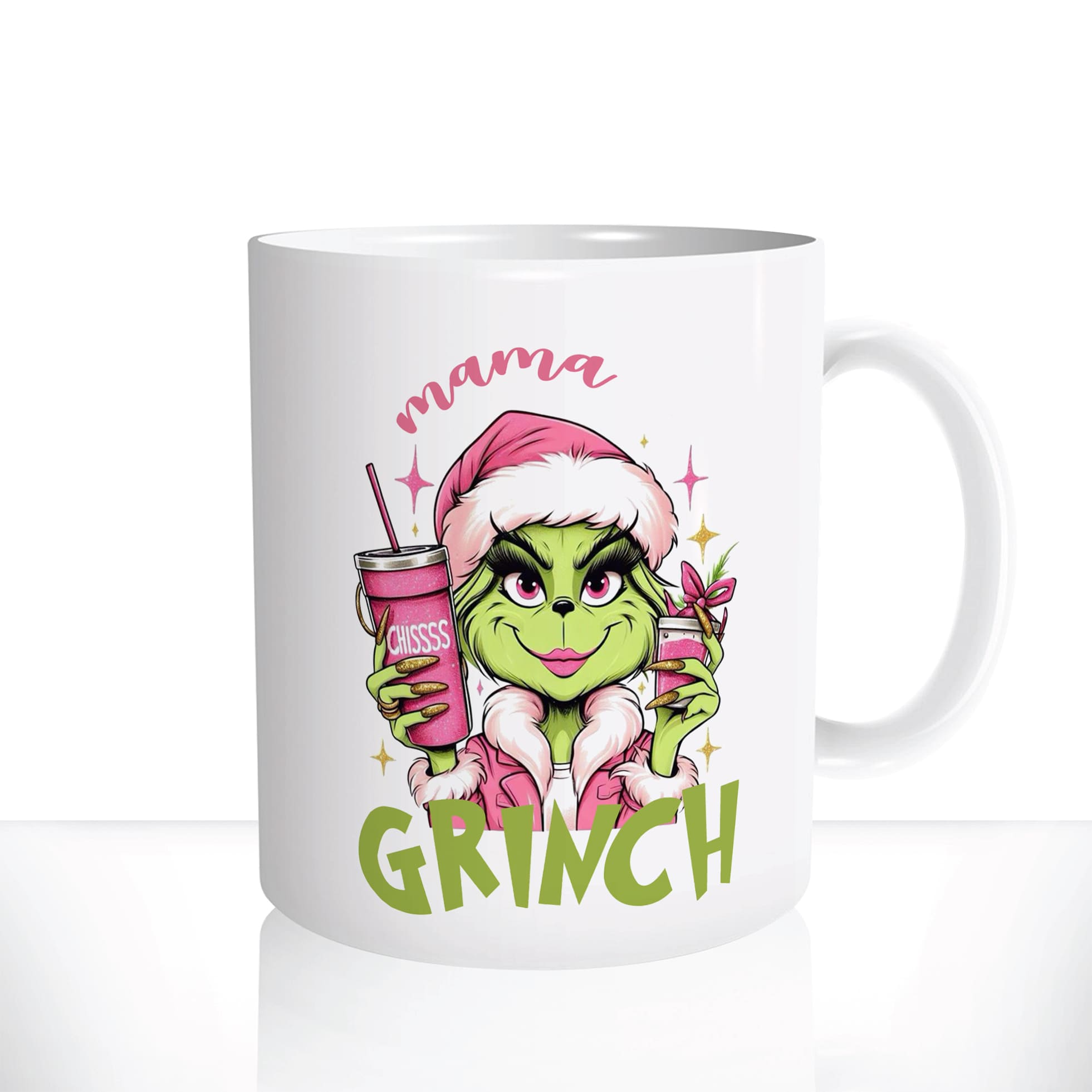mug-blanc-personnalisable-thermoreactif-tasse-thermique-mama-grinch-femme-noel-humour-girly-bling-bling-fun-idée-cadeau-original2